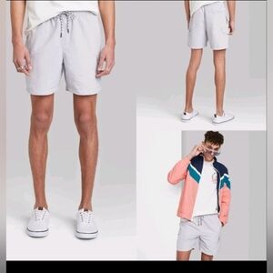 Original Use Mens Woven Cargo Shorts 6.5in Gray Length 16Size S